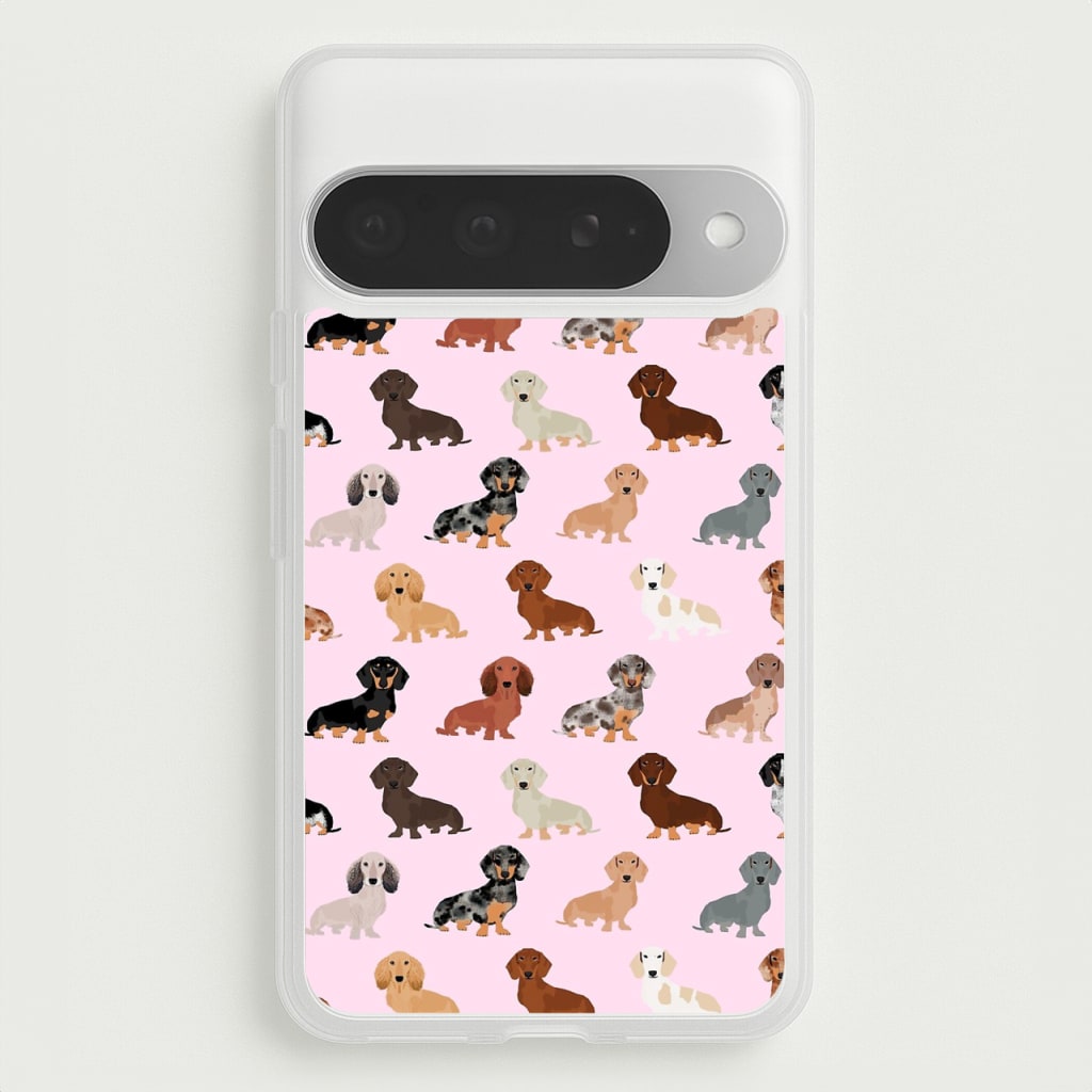 Dachshund Breed Pattern Phone Case for Google Pixel 10 Pro XL