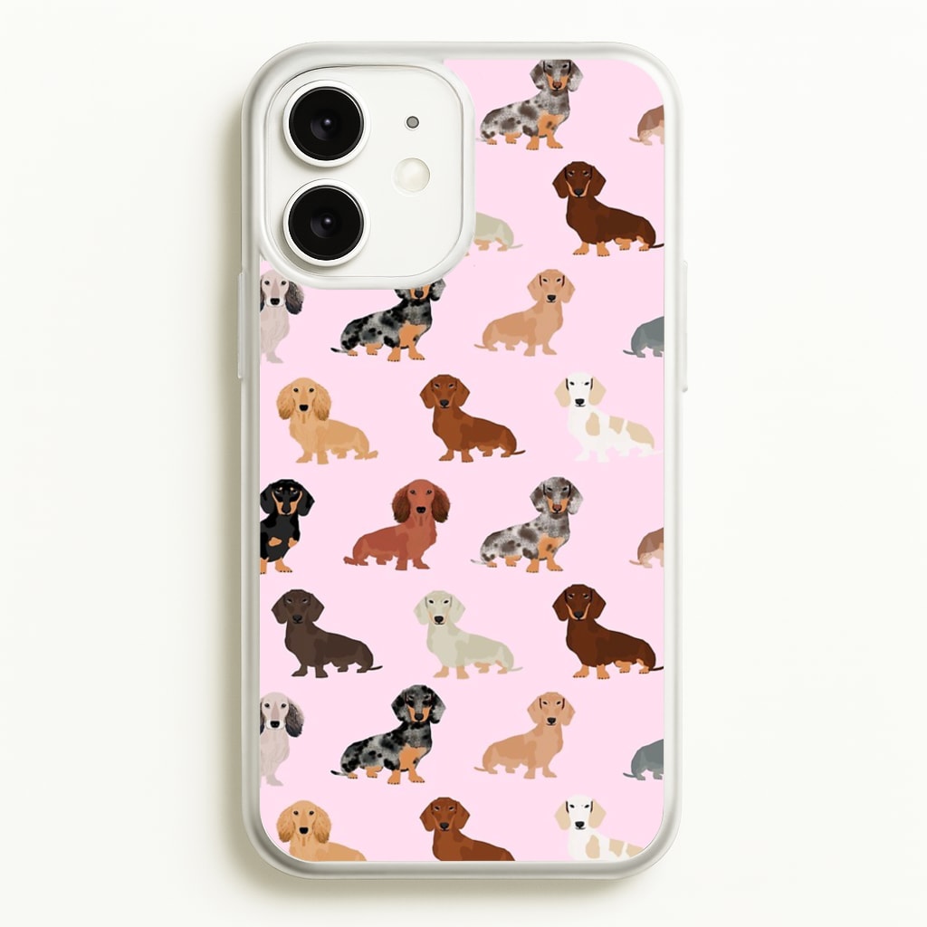 Dachshund Breed Pattern - Phone Case for iPhone 11