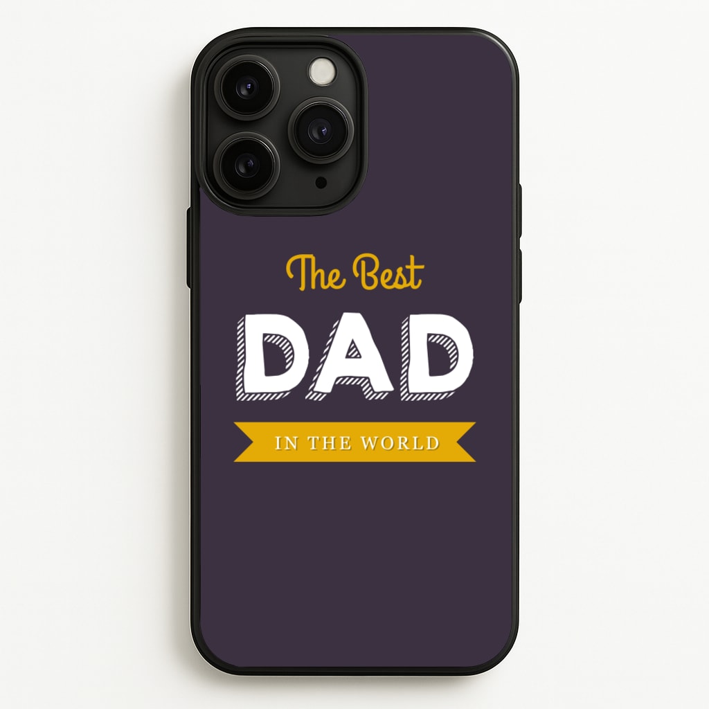 Best Dad In The World - Christmas Phone Case for iPhone 11 Pro