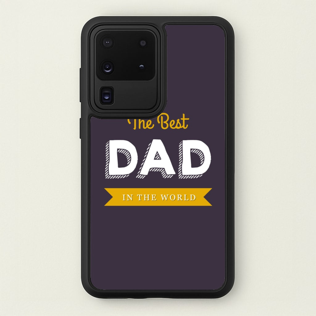 Best Dad In The World - Christmas Phone Case for Galaxy S20 Ultra