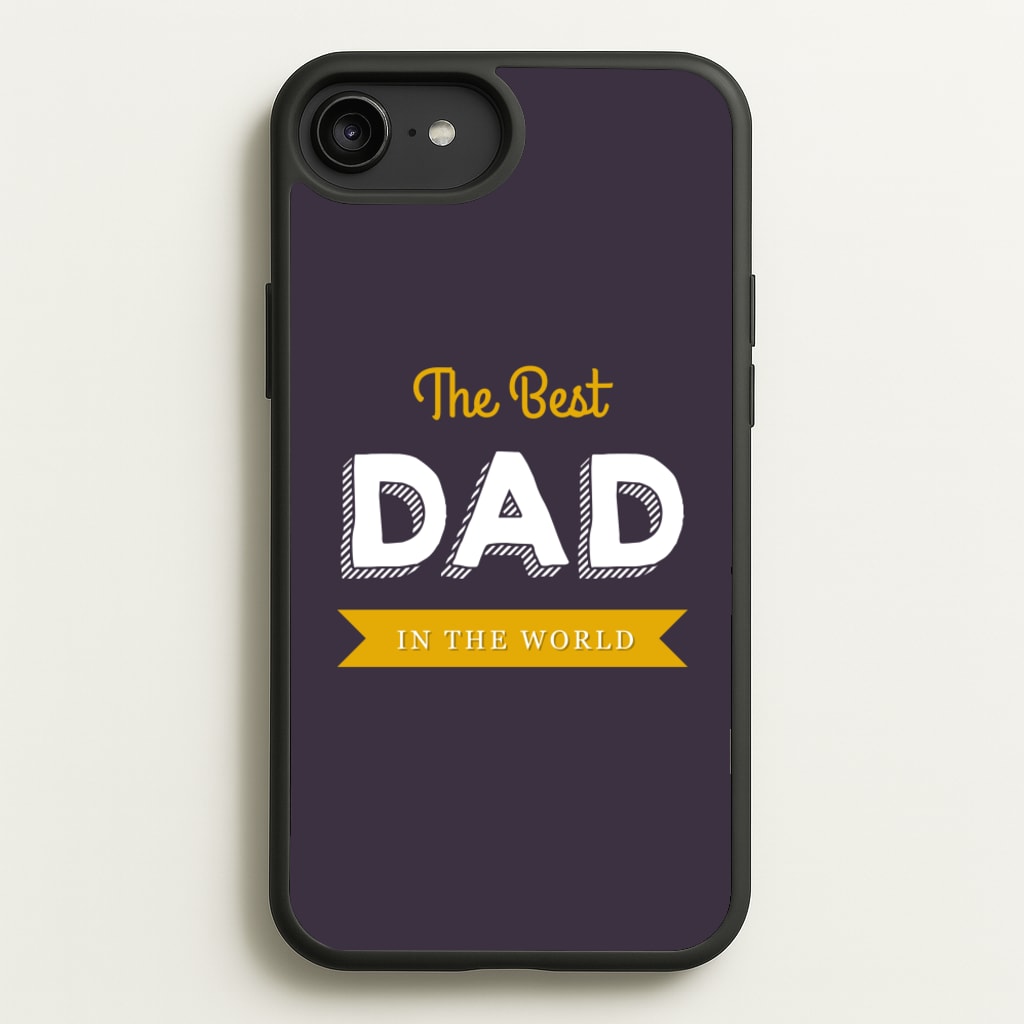 Best Dad In The World - Christmas Phone Case for iPhone 6 Plus / 7 Plus / 8 Plus