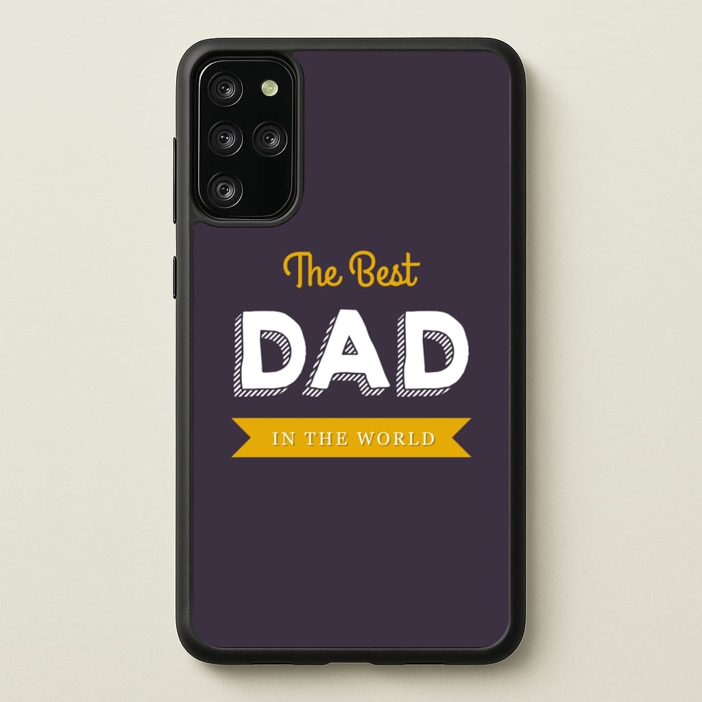 Best Dad In The World - Christmas Phone Case for Galaxy S20 Plus