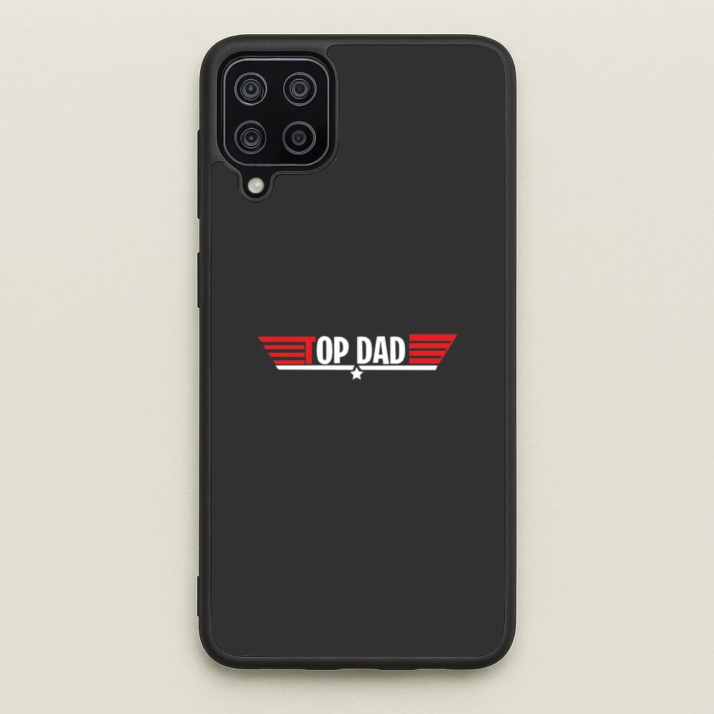 Top Dad- Fathers Day - Father's Day Phone Case for Galaxy A12