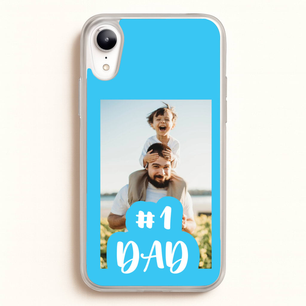 Hashtag 1 Dad - Personalised Father's Day - Father's Day Phone Case for iPhone XR
