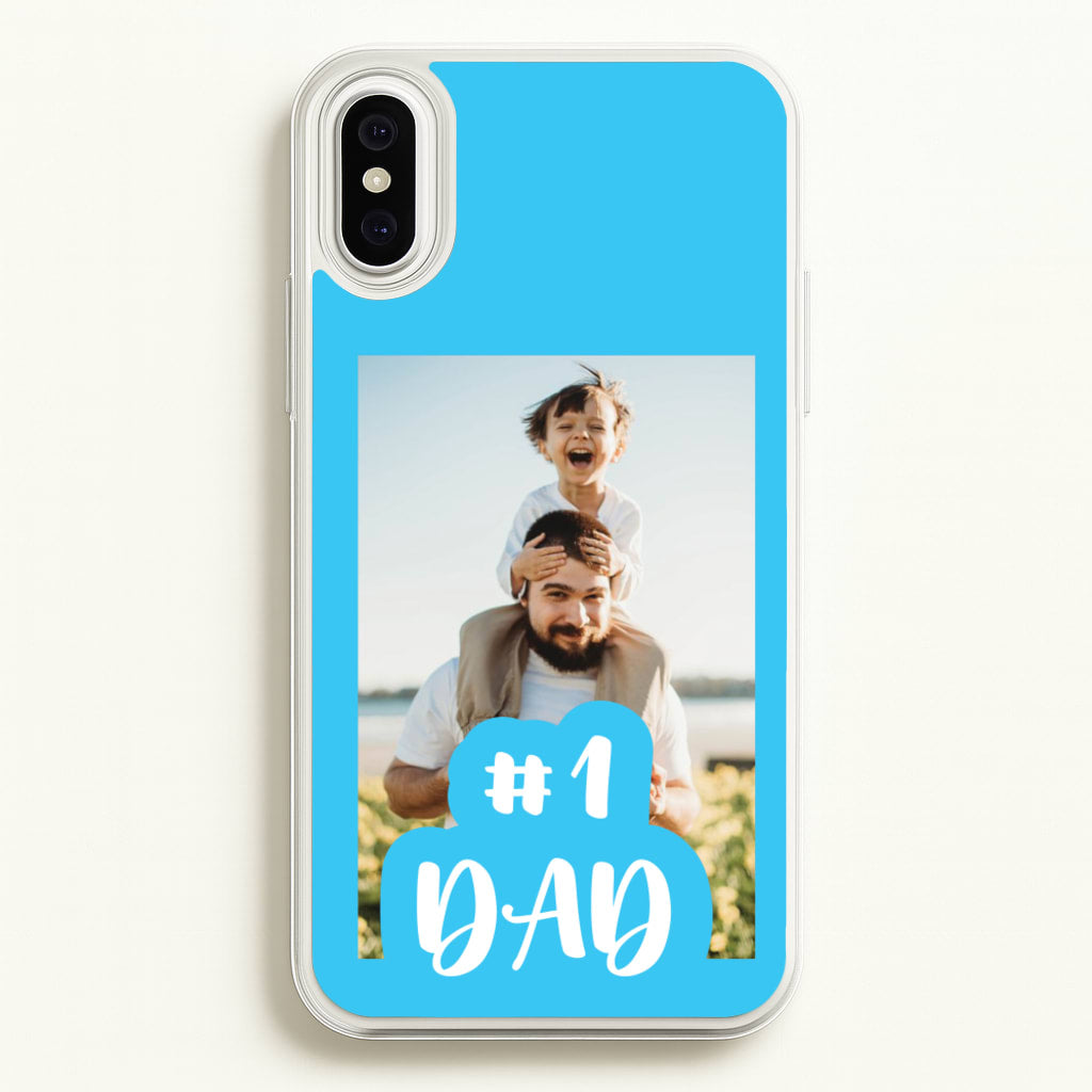 Hashtag 1 Dad - Personalised Father's Day - Father's Day Phone Case for iPhone XS Max