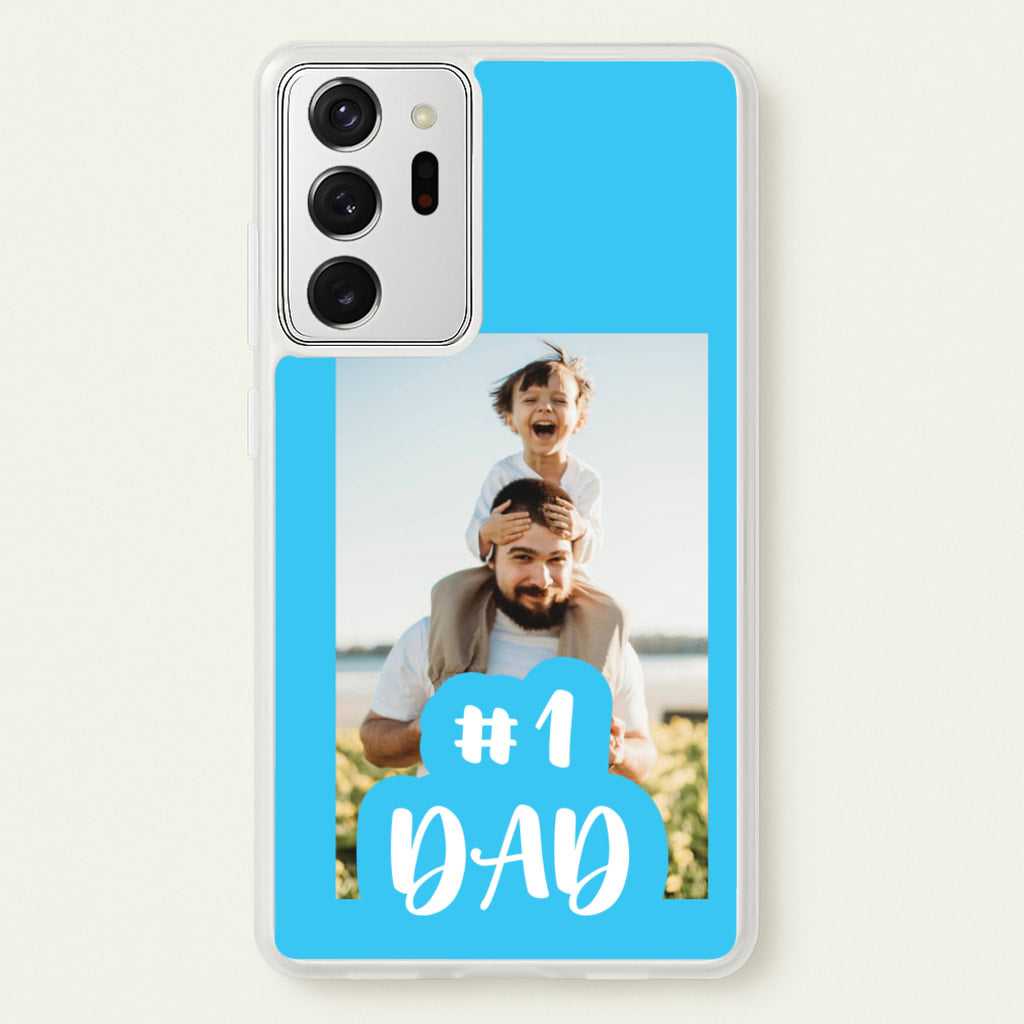Hashtag 1 Dad - Personalised Father's Day - Father's Day Phone Case for Galaxy Note 20 Ultra