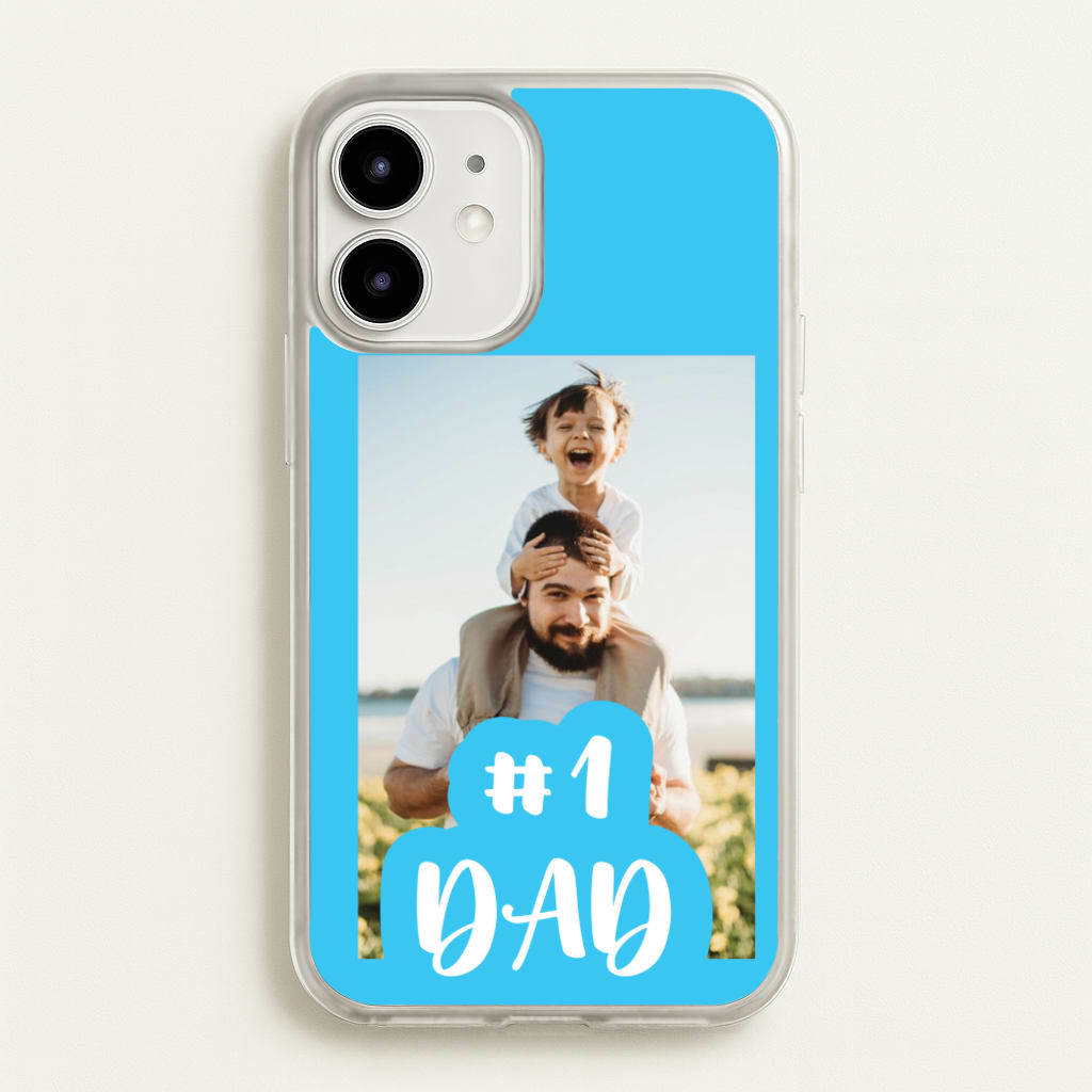 Hashtag 1 Dad - Personalised Father's Day - Father's Day Phone Case for iPhone 12 / 12 Pro