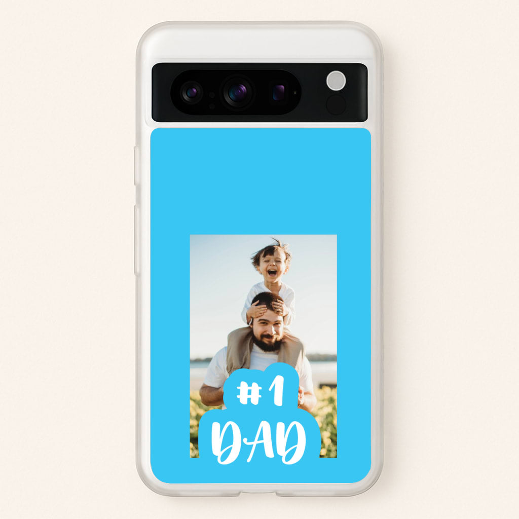 Hashtag 1 Dad - Personalised Father's Day - Father's Day Phone Case for Google Pixel 8 Pro