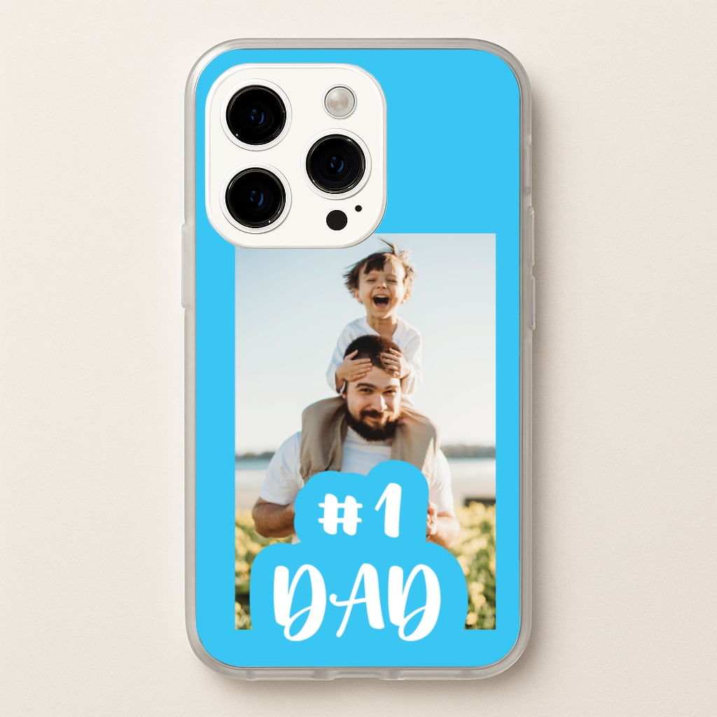 Hashtag 1 Dad - Personalised Father's Day - Father's Day Phone Case for iPhone 14 Pro