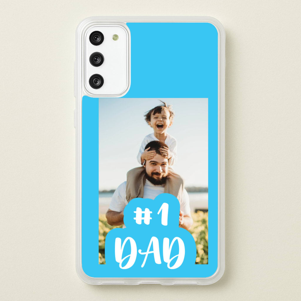 Hashtag 1 Dad - Personalised Father's Day - Father's Day Phone Case for Galaxy S20