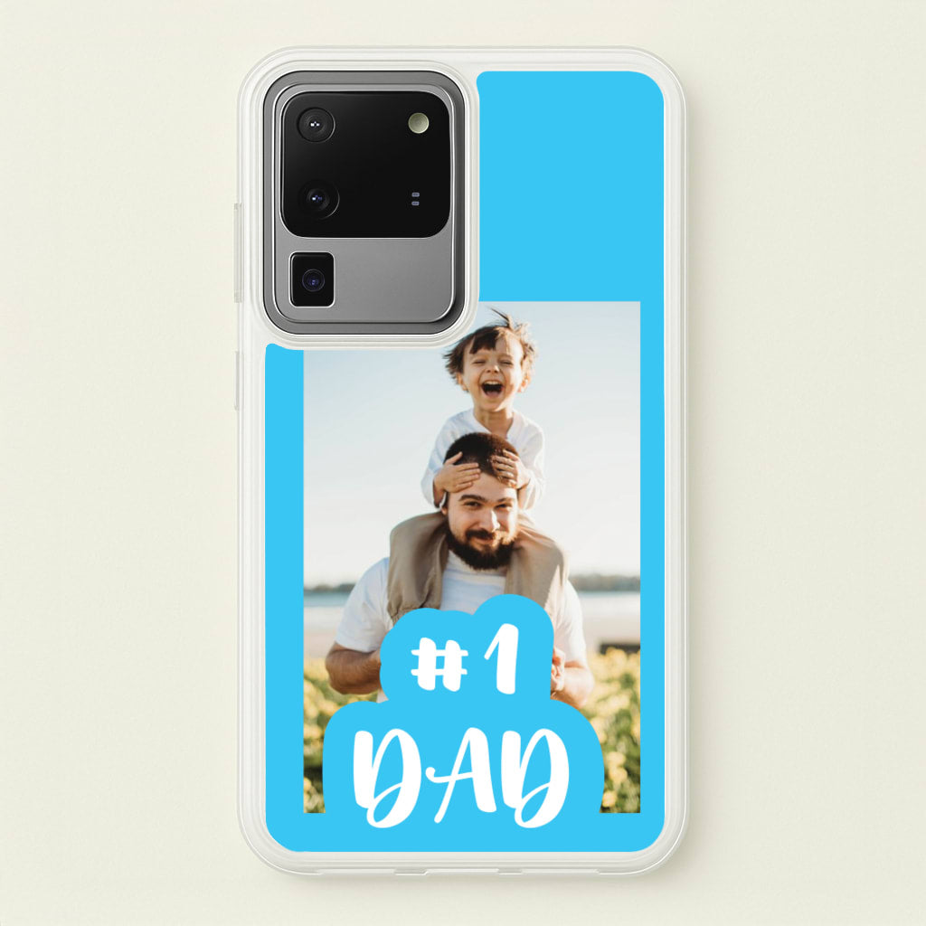 Hashtag 1 Dad - Personalised Father's Day - Father's Day Phone Case for Galaxy S20 Ultra