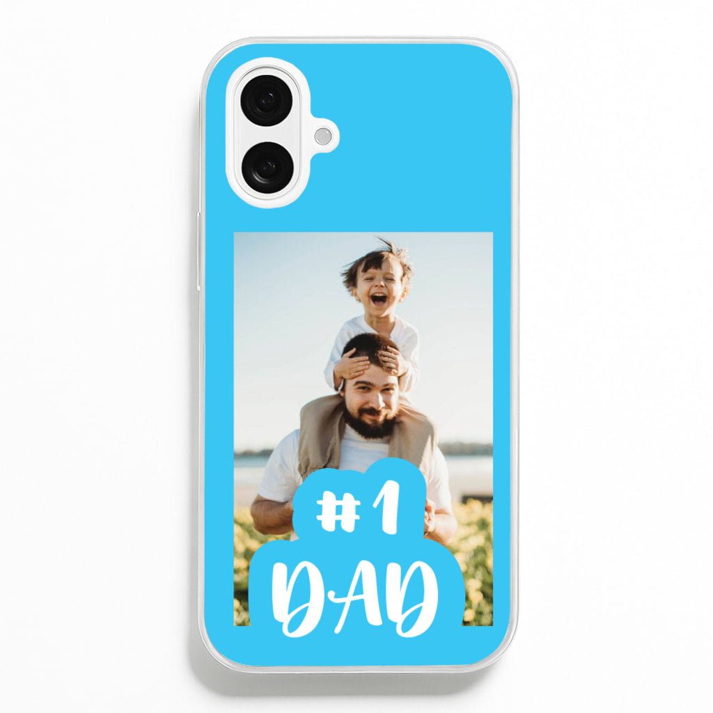 Hashtag 1 Dad - Personalised Father's Day - Father's Day Phone Case for iPhone 16 Plus