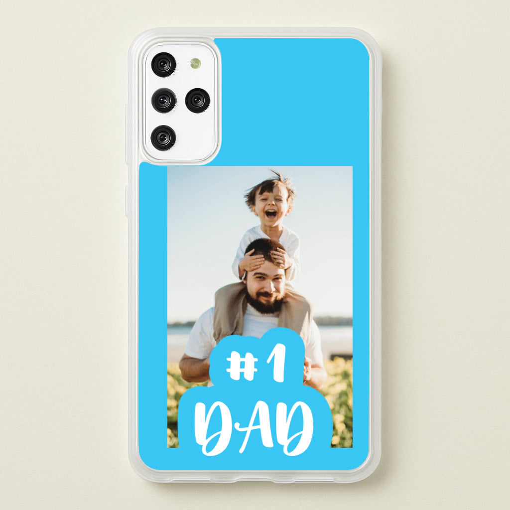 Hashtag 1 Dad - Personalised Father's Day - Father's Day Phone Case for Galaxy S20 Plus
