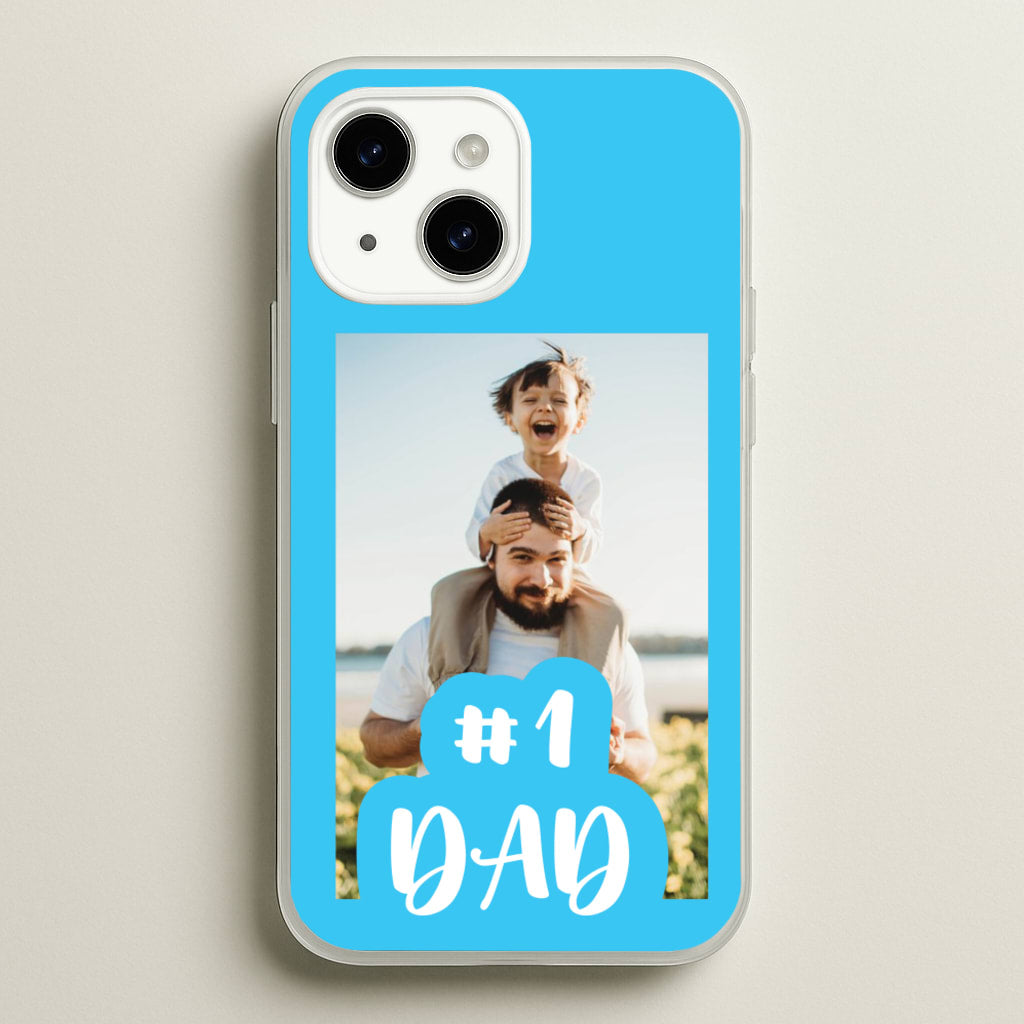 Hashtag 1 Dad - Personalised Father's Day - Father's Day Phone Case for iPhone 14 Plus