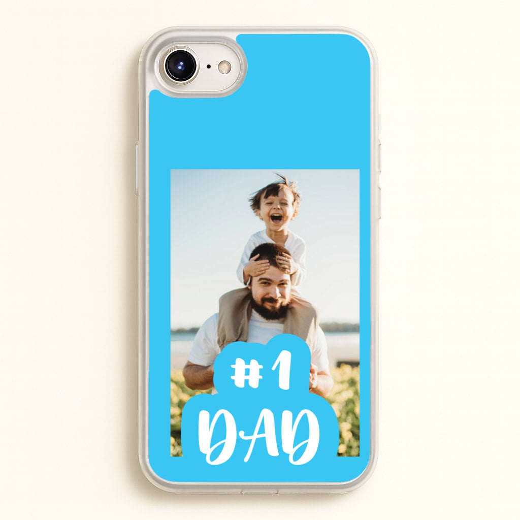 Hashtag 1 Dad - Personalised Father's Day - Father's Day Phone Case for iPhone 6 Plus / 7 Plus / 8 Plus