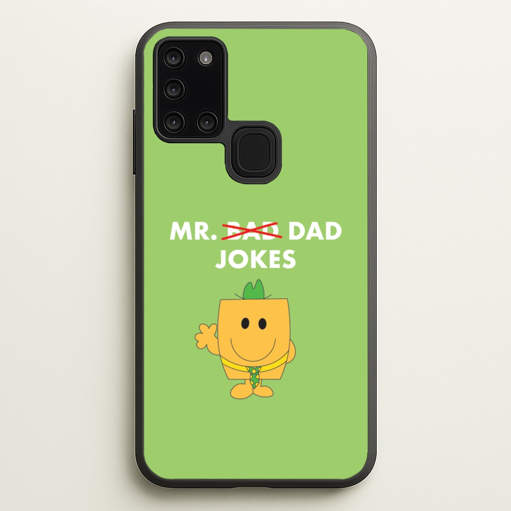 Mr Dad Jokes - Personalised Father's Day - Father's Day Phone Case for Galaxy A21s