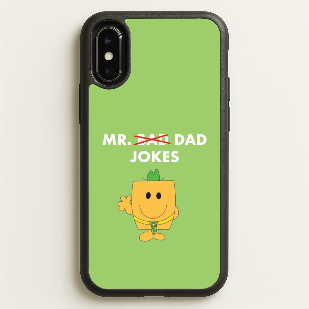 Mr Dad Jokes - Personalised Father's Day - Father's Day Phone Case for iPhone X / XS