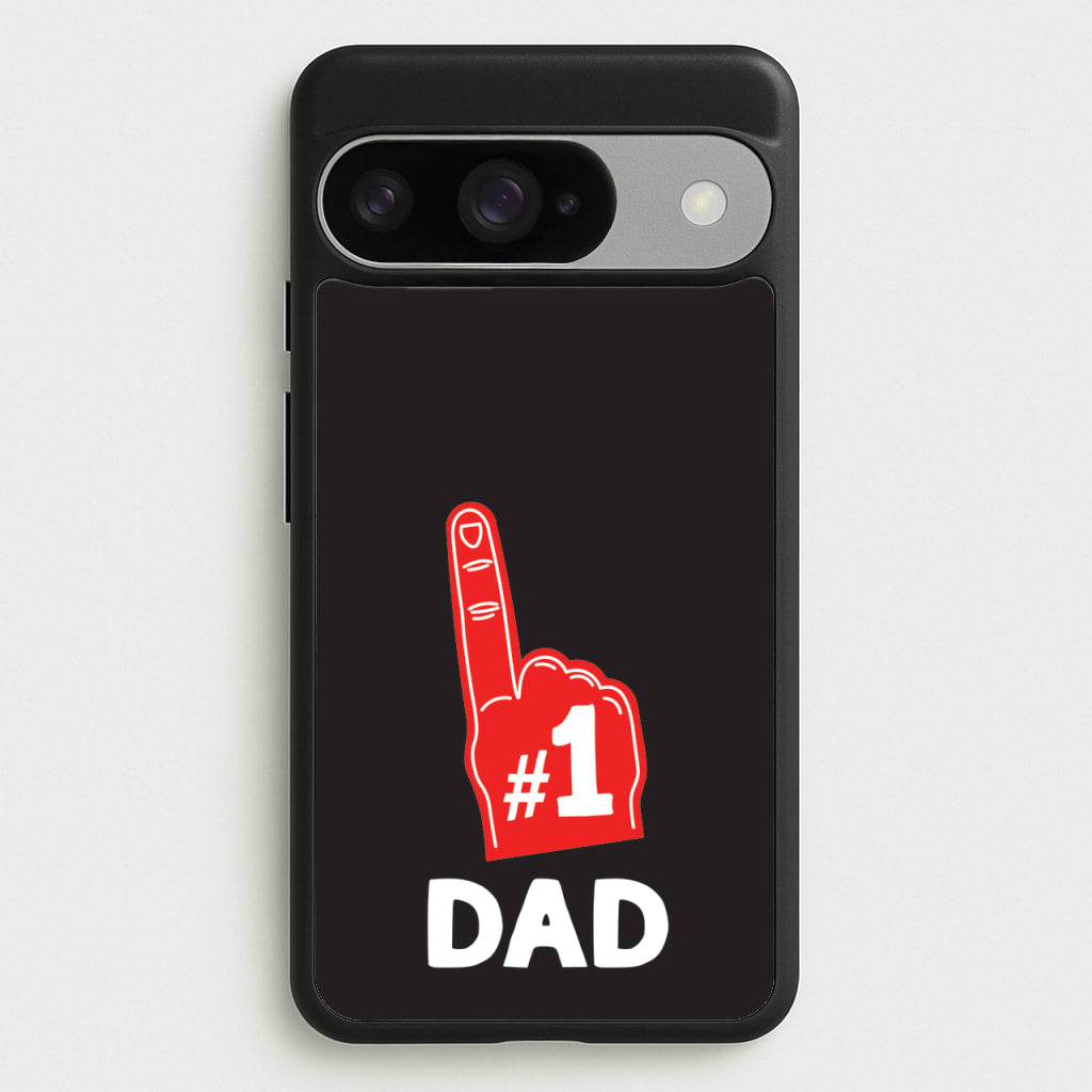 #1 Dad Foam Finger Phone Case for Google Pixel 10 / 10 Pro