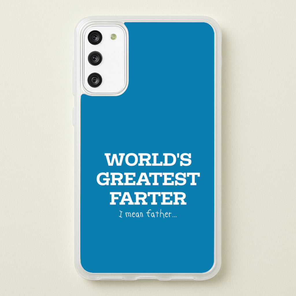 World's Greatest Farter - Father's Day Phone Case for Galaxy A41
