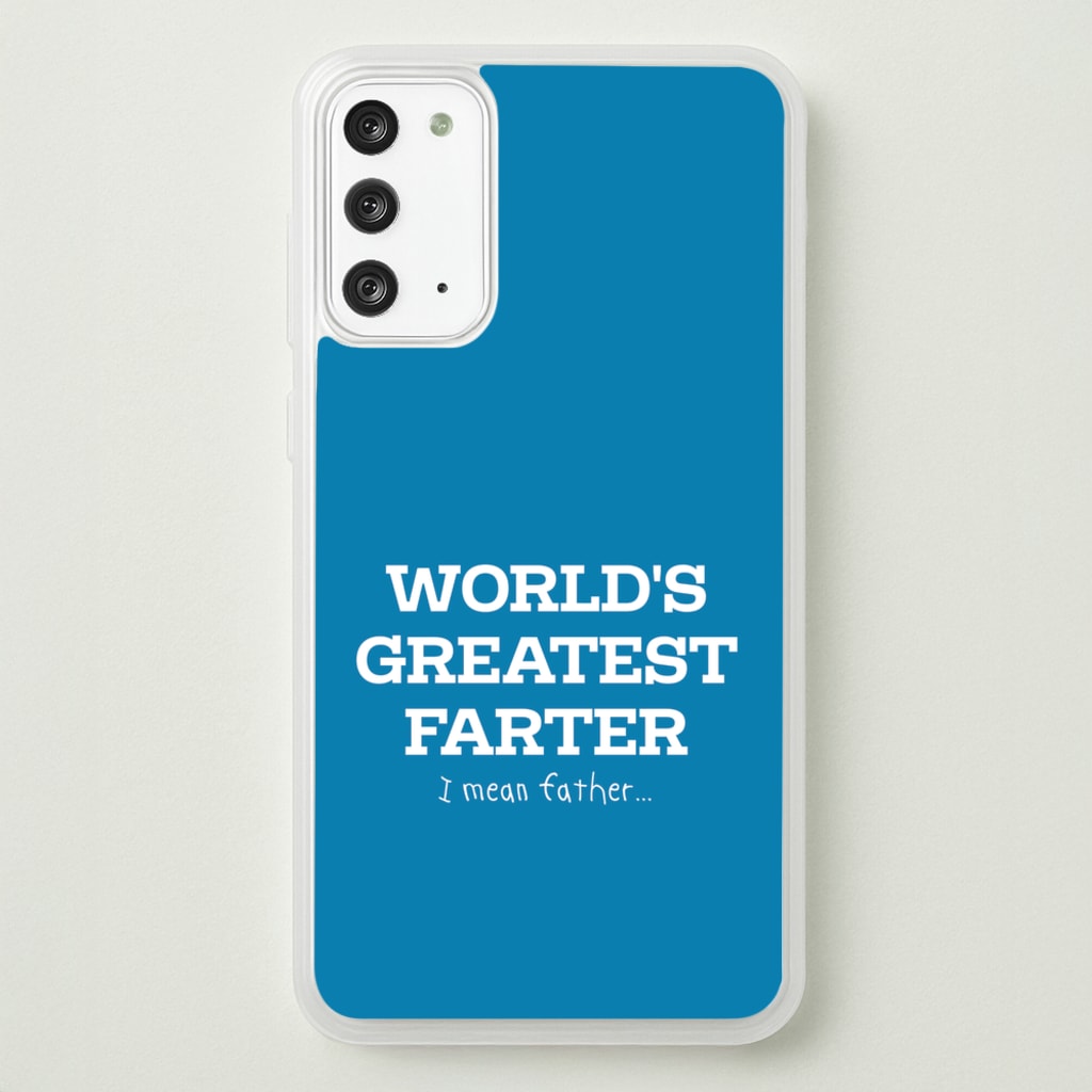 World's Greatest Farter - Father's Day Phone Case for Galaxy Note 20