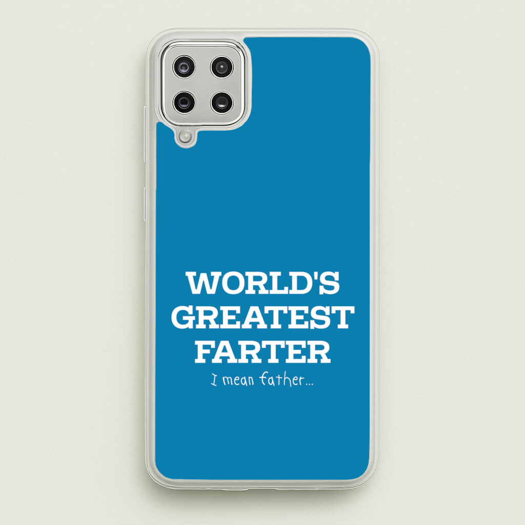 World's Greatest Farter - Father's Day Phone Case for Galaxy A12