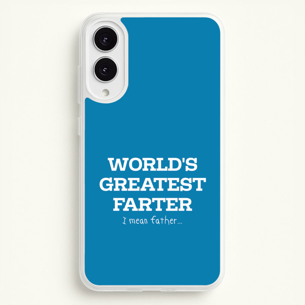 World's Greatest Farter - Father's Day Phone Case for Galaxy S25 Edge