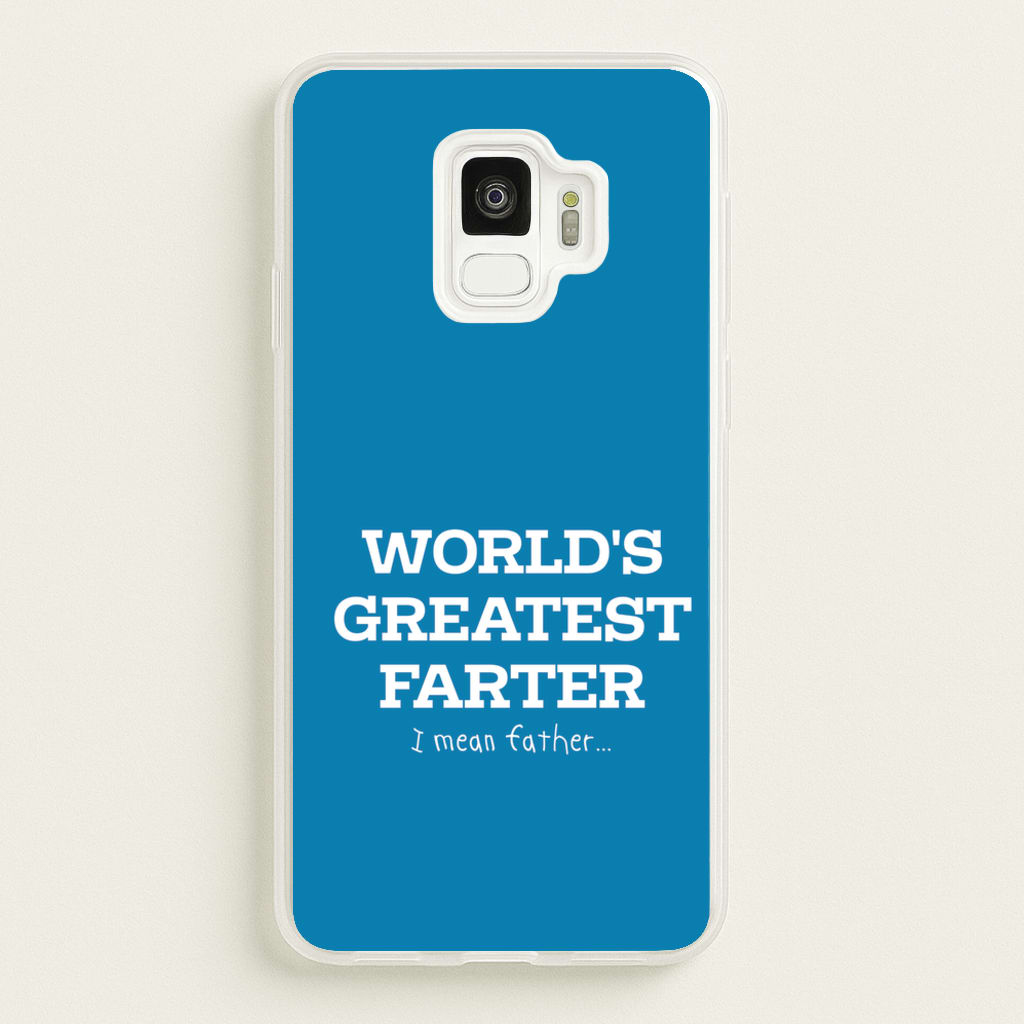 World's Greatest Farter - Father's Day Phone Case for Galaxy S9