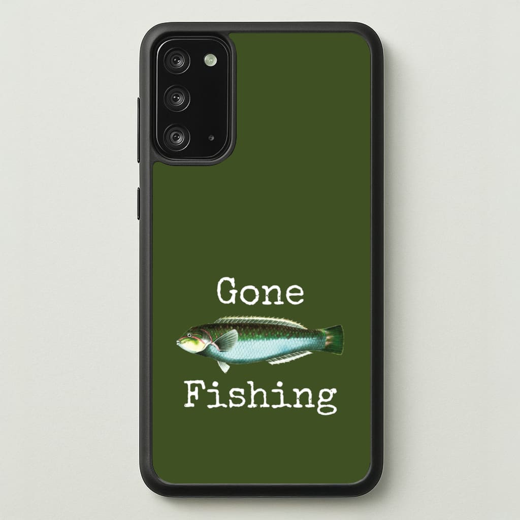 Gone Fishing - Father's Day Phone Case for Galaxy Note 20