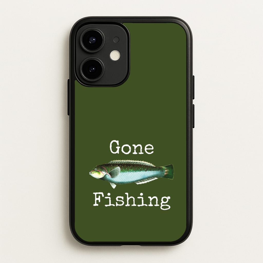 Gone Fishing - Father's Day Phone Case for iPhone 12 / 12 Pro