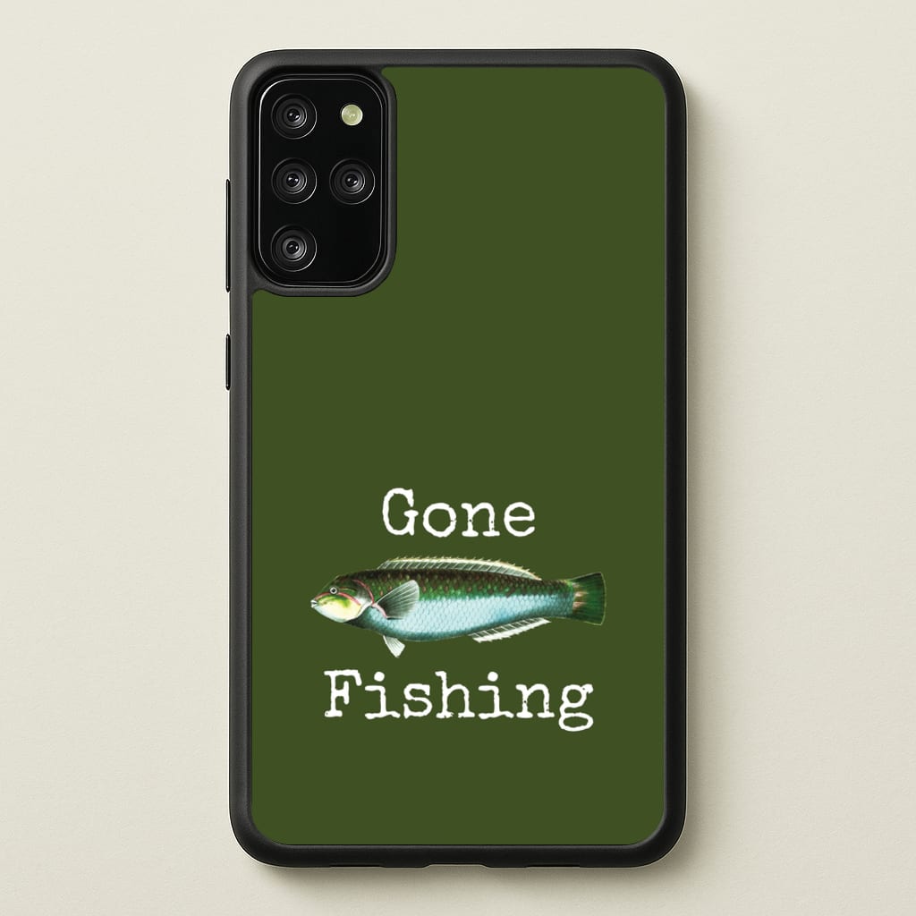 Gone Fishing - Father's Day Phone Case for Galaxy S20 Plus