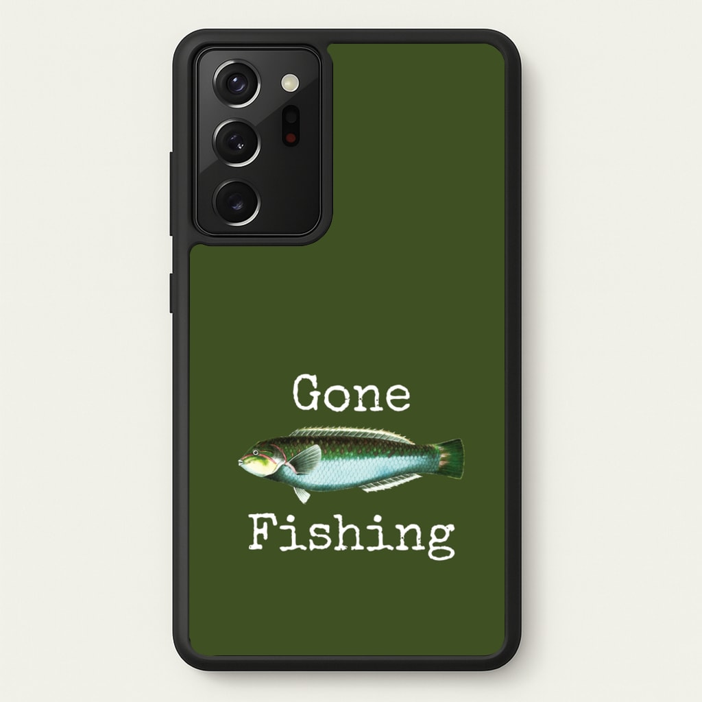 Gone Fishing - Father's Day Phone Case for Galaxy Note 20 Ultra