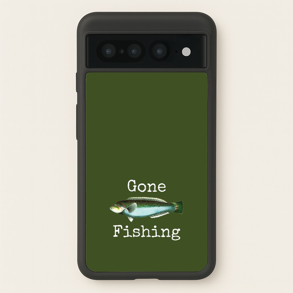 Gone Fishing - Father's Day Phone Case for Google Pixel 7 Pro