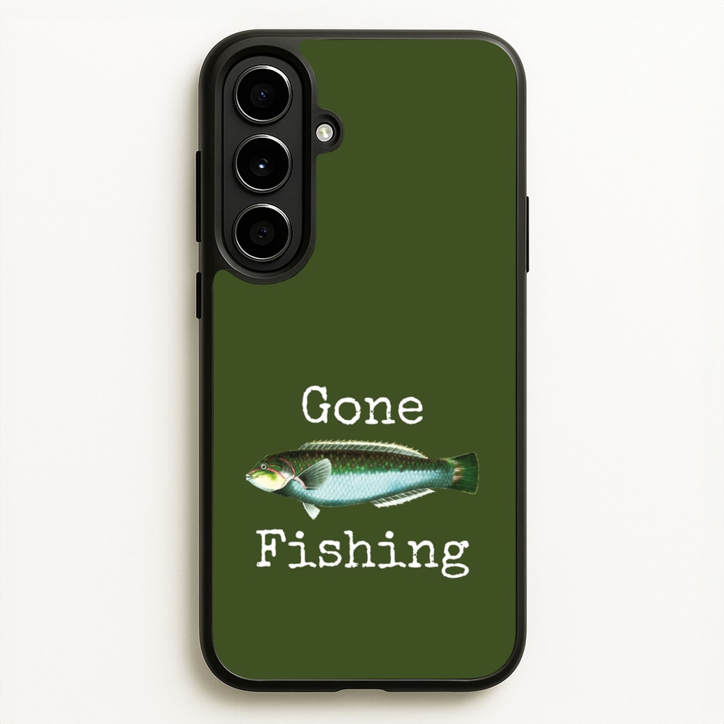 Gone Fishing - Father's Day Phone Case for Galaxy A56