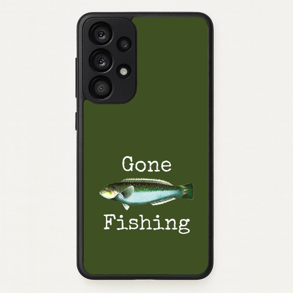 Gone Fishing - Father's Day Phone Case for Galaxy A53