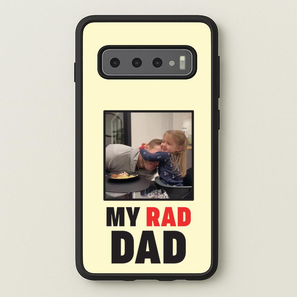 My Rad Dad Personalised - Father's Day Phone Case for Galaxy S10