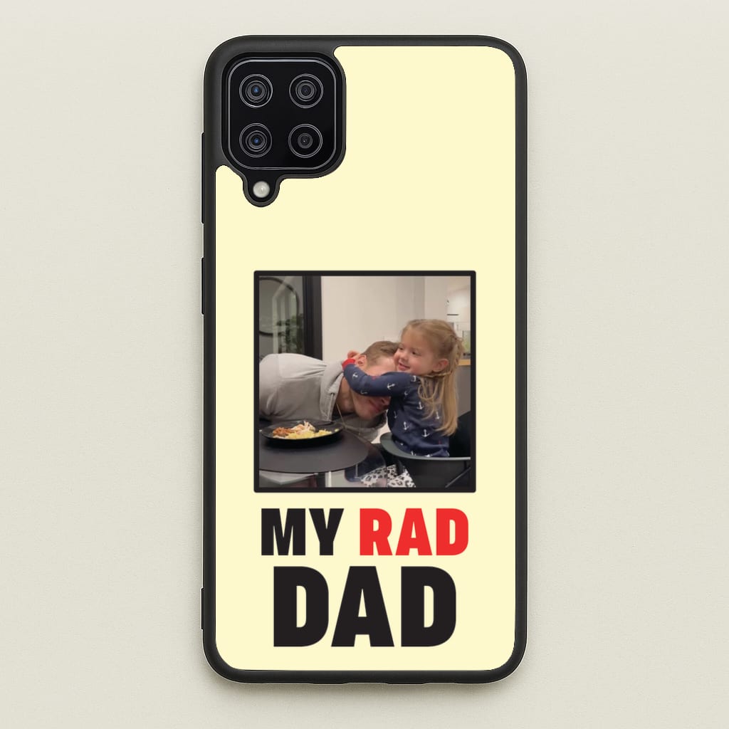 My Rad Dad Personalised - Father's Day Phone Case for Galaxy A12