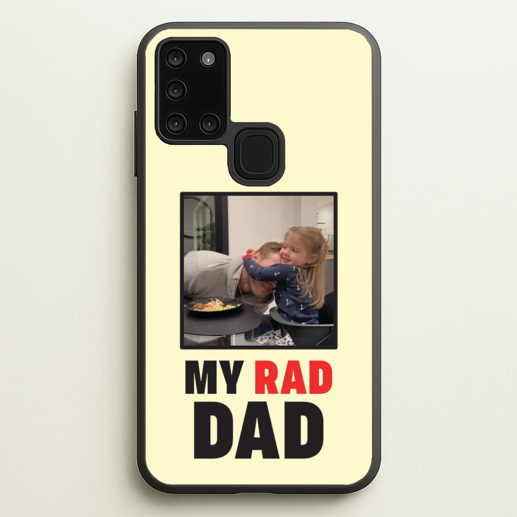 My Rad Dad Personalised - Father's Day Phone Case for Galaxy A21s