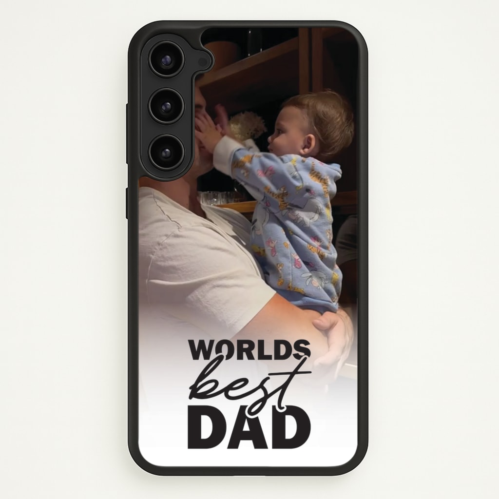 World's Best Dad Personalised - Father's Day Phone Case for Galaxy S23