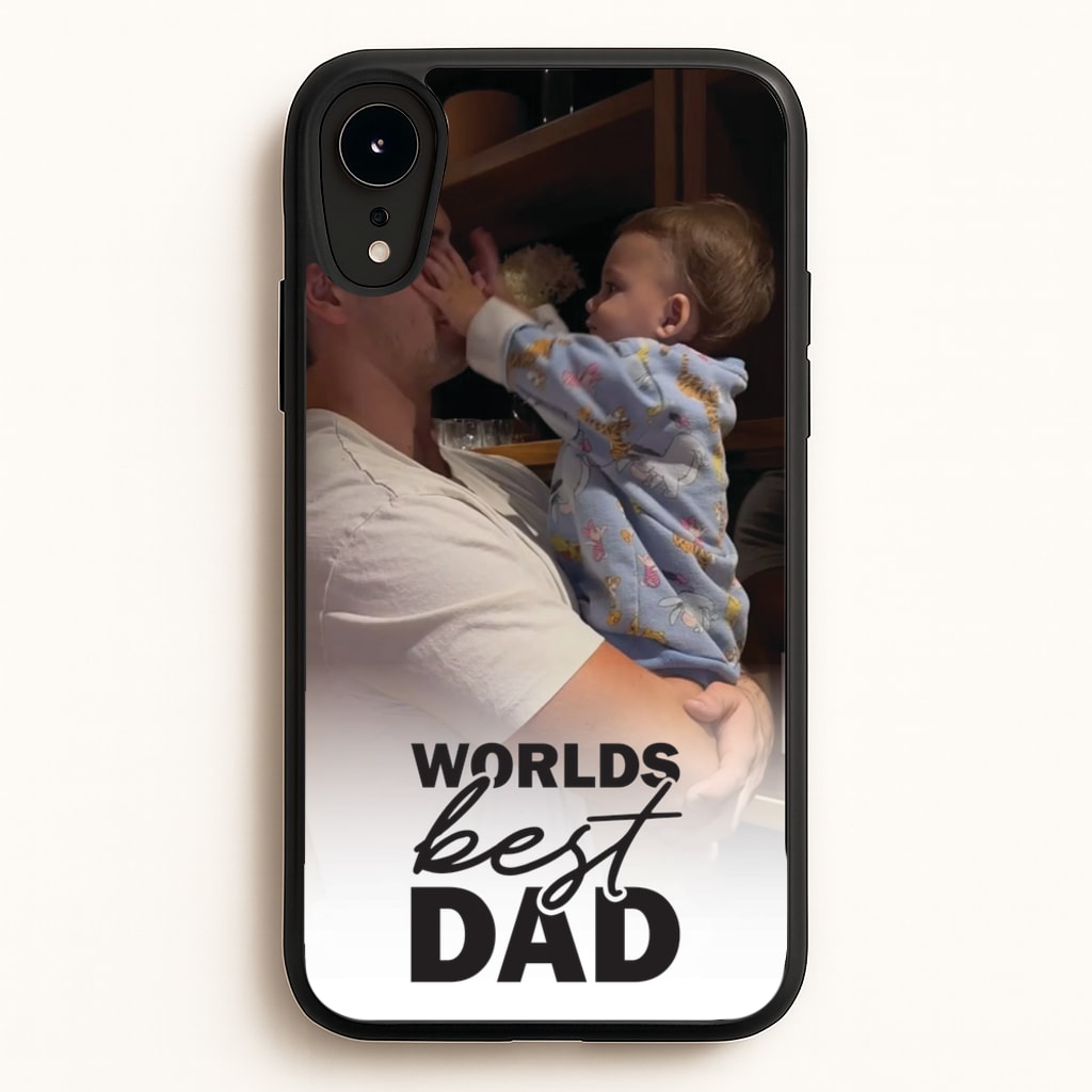 World's Best Dad Personalised - Father's Day Phone Case for iPhone XR
