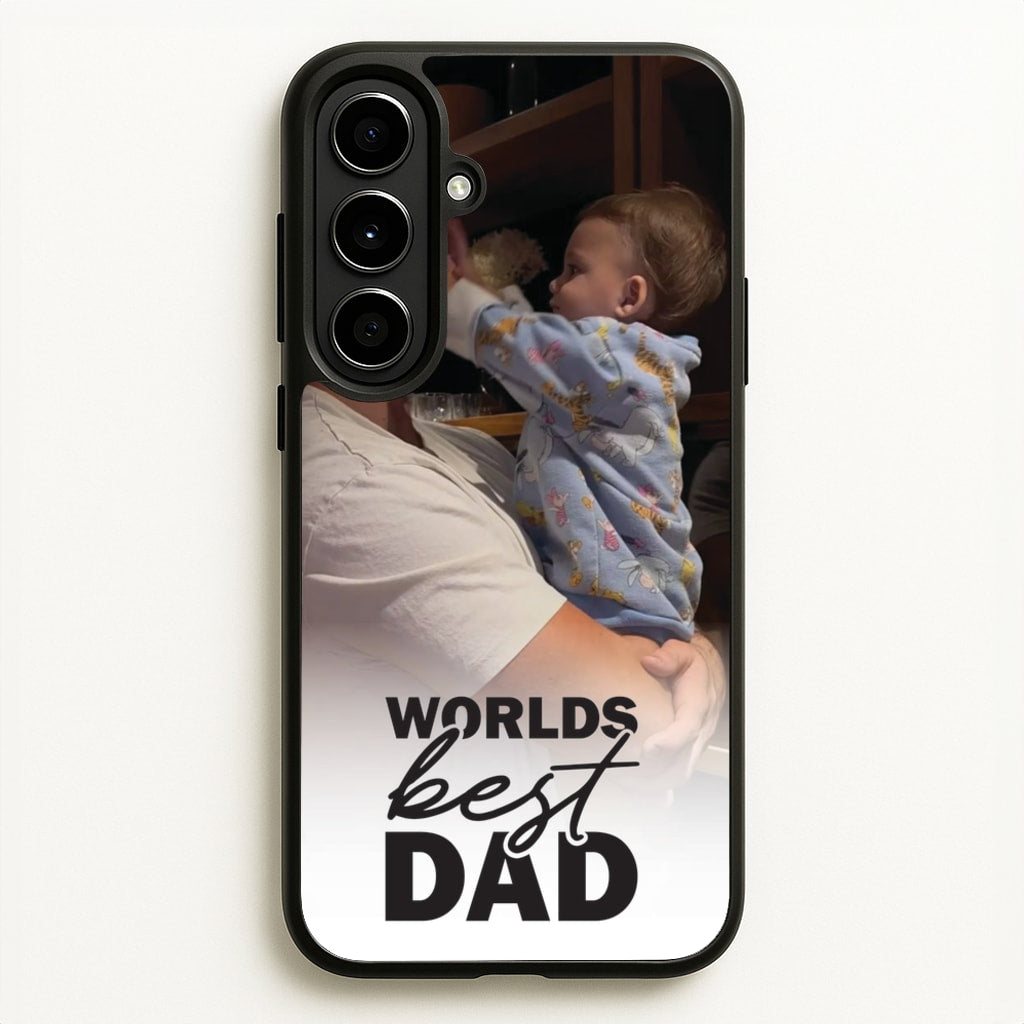 World's Best Dad Personalised - Father's Day Phone Case for Galaxy A56