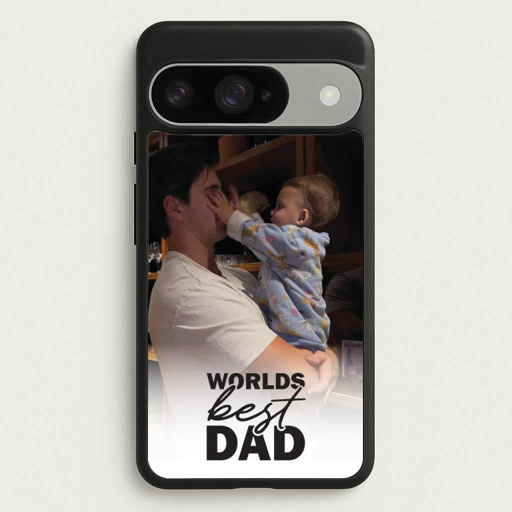 World's Best Dad Personalised Phone Case for Google Pixel 10 / 10 Pro