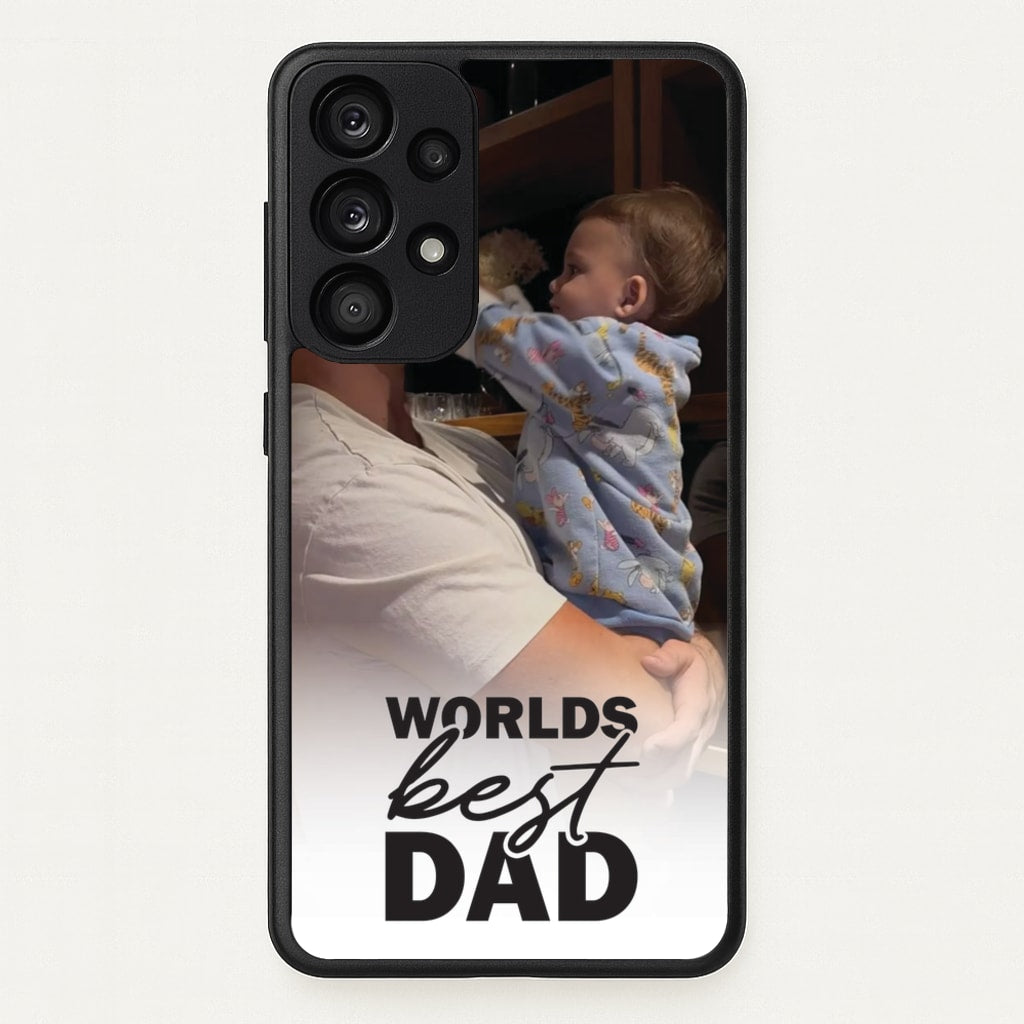 World's Best Dad Personalised - Father's Day Phone Case for Galaxy A33