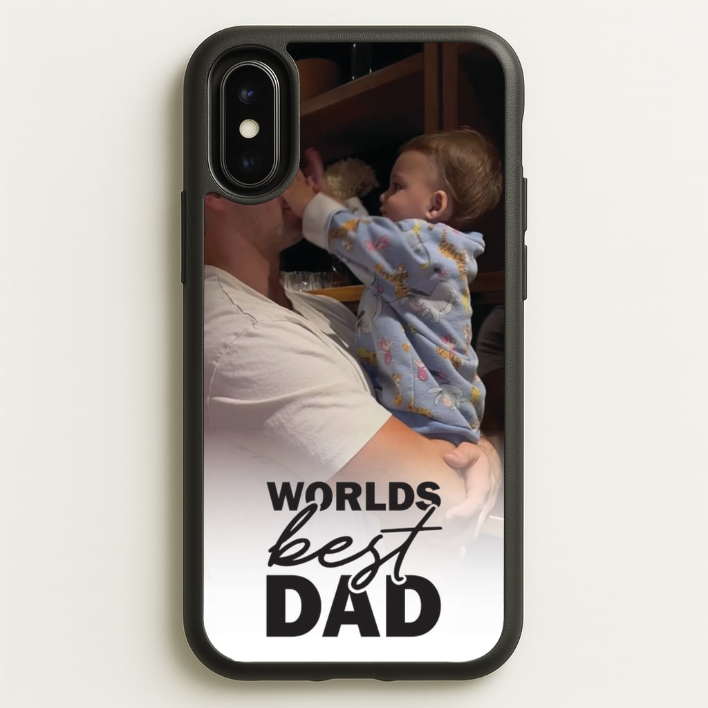 World's Best Dad Personalised - Father's Day Phone Case for iPhone X / XS