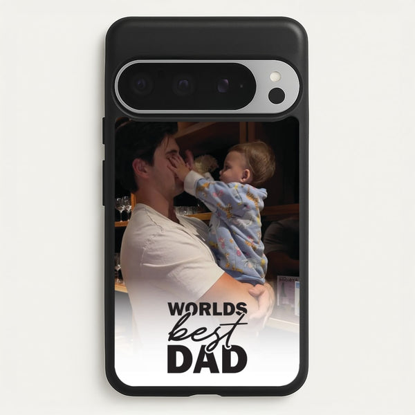 World's Best Dad Personalised - Father's Day Phone Case for Google Pixel 9 Pro XL