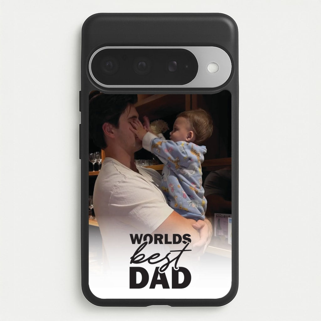 World's Best Dad Personalised Phone Case for Google Pixel 10 Pro XL