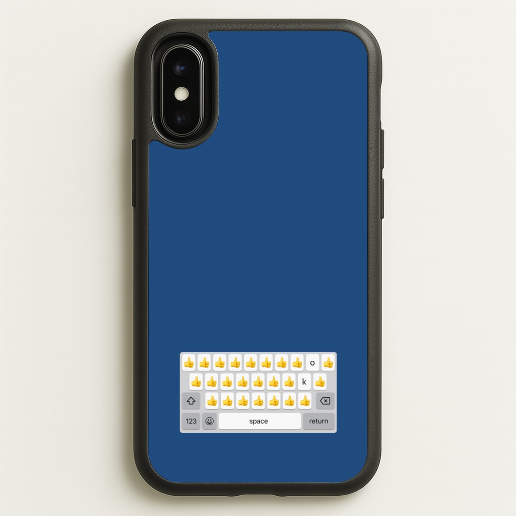 Dad's Keyboard - Father's Day - Father's Day Phone Case for iPhone X / XS
