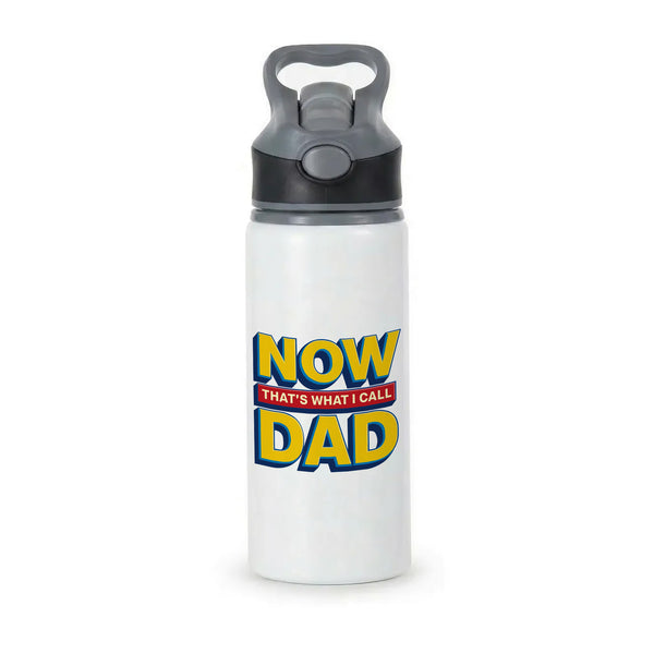 Now That's What I Call Dad - Father's Day Active Water Bottle - Black