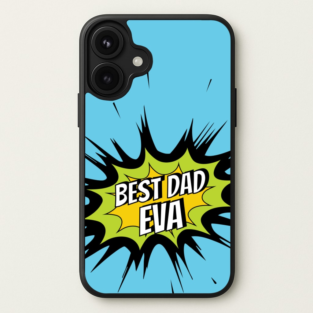 Comic Book Best Dad Eva Phone Case for iPhone 17