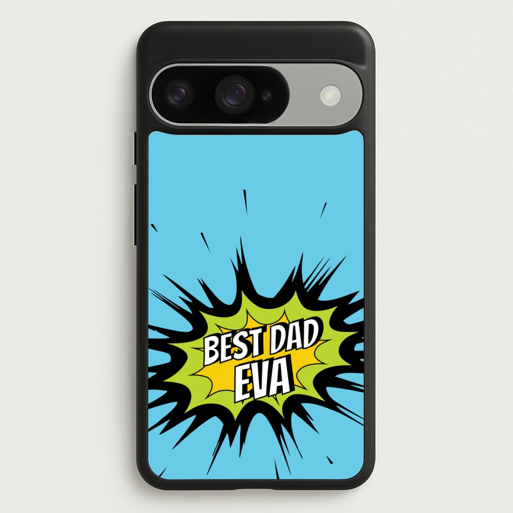 Comic Book Best Dad Eva Phone Case for Google Pixel 10 / 10 Pro