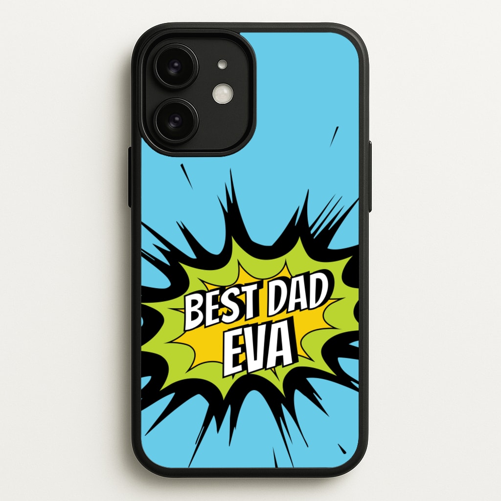 Comic Book Best Dad Eva - Father's Day Phone Case for iPhone 11